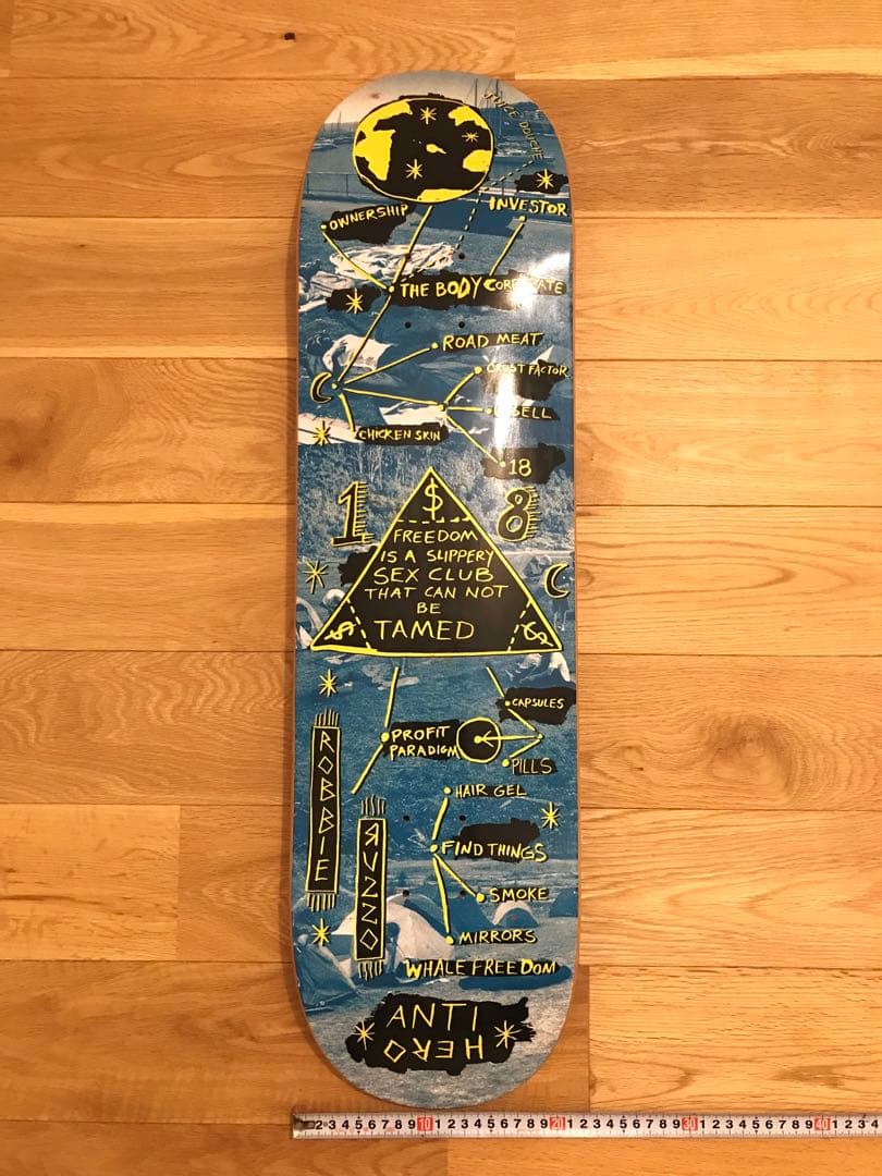 ※最終値下※美品 ANTIHERO RICK CHARNOSKI スケートデッキ