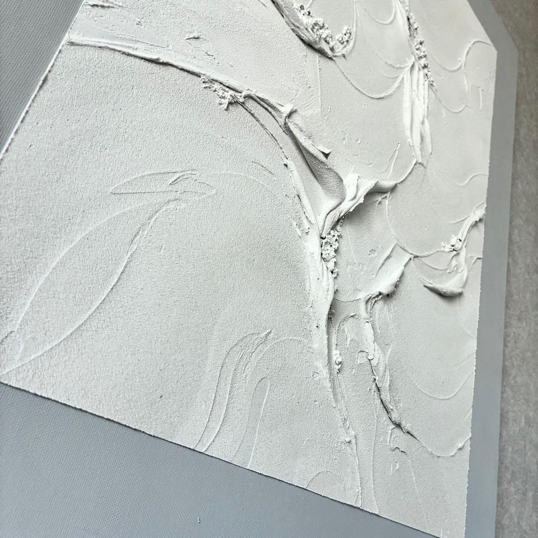 現代アート　65×53㎝　モダン　テクスチャーアート　抽象画　アートパネル　絵画