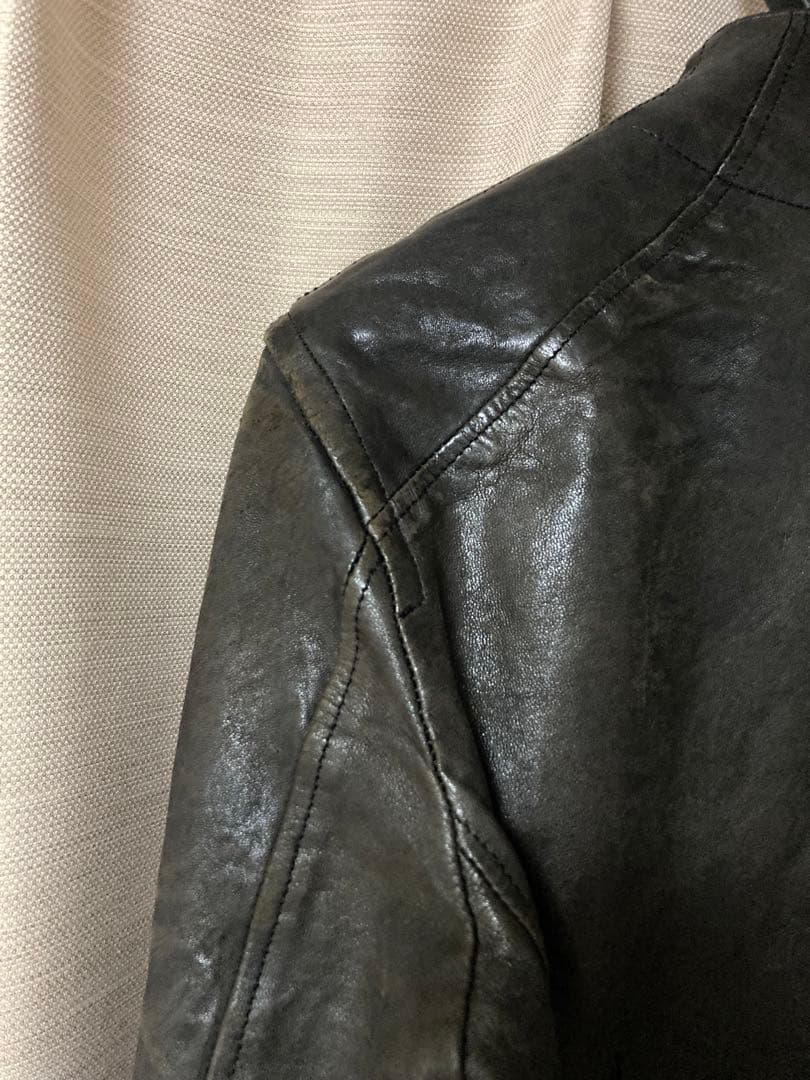 JULIUS 2009AW　レザージャケット　ラムレザー　サイズ1