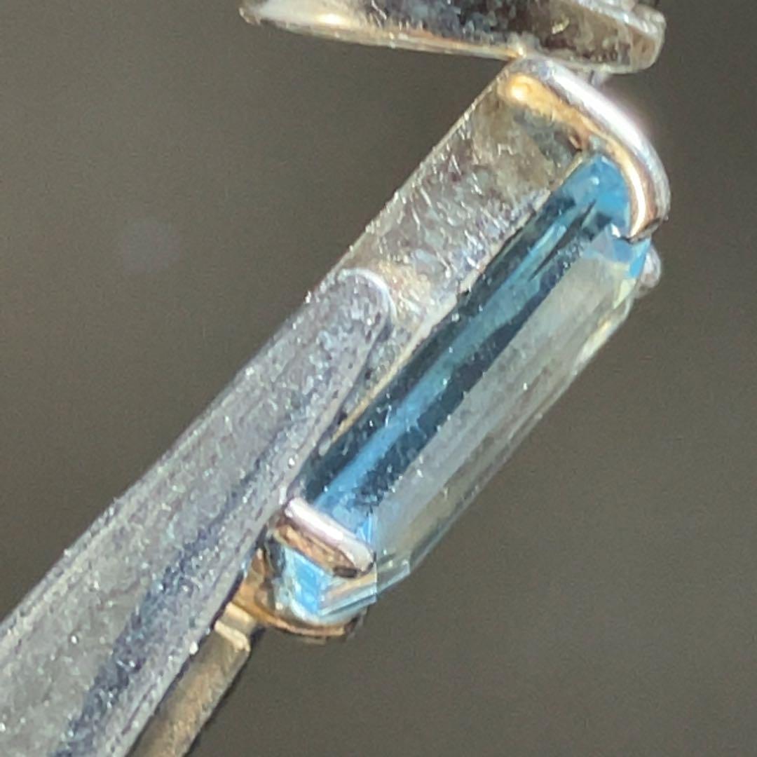 【天然アクアマリン】ペンダントトップアクセサリー高品質2.0ct2744