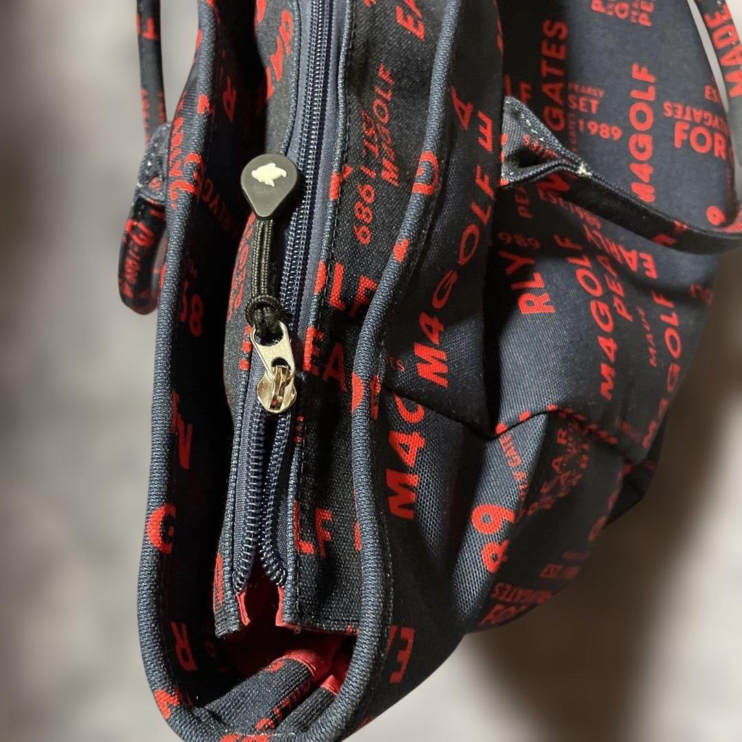 PEARLY GATES ゴルフロッカーバッグ ネイビー/レッド