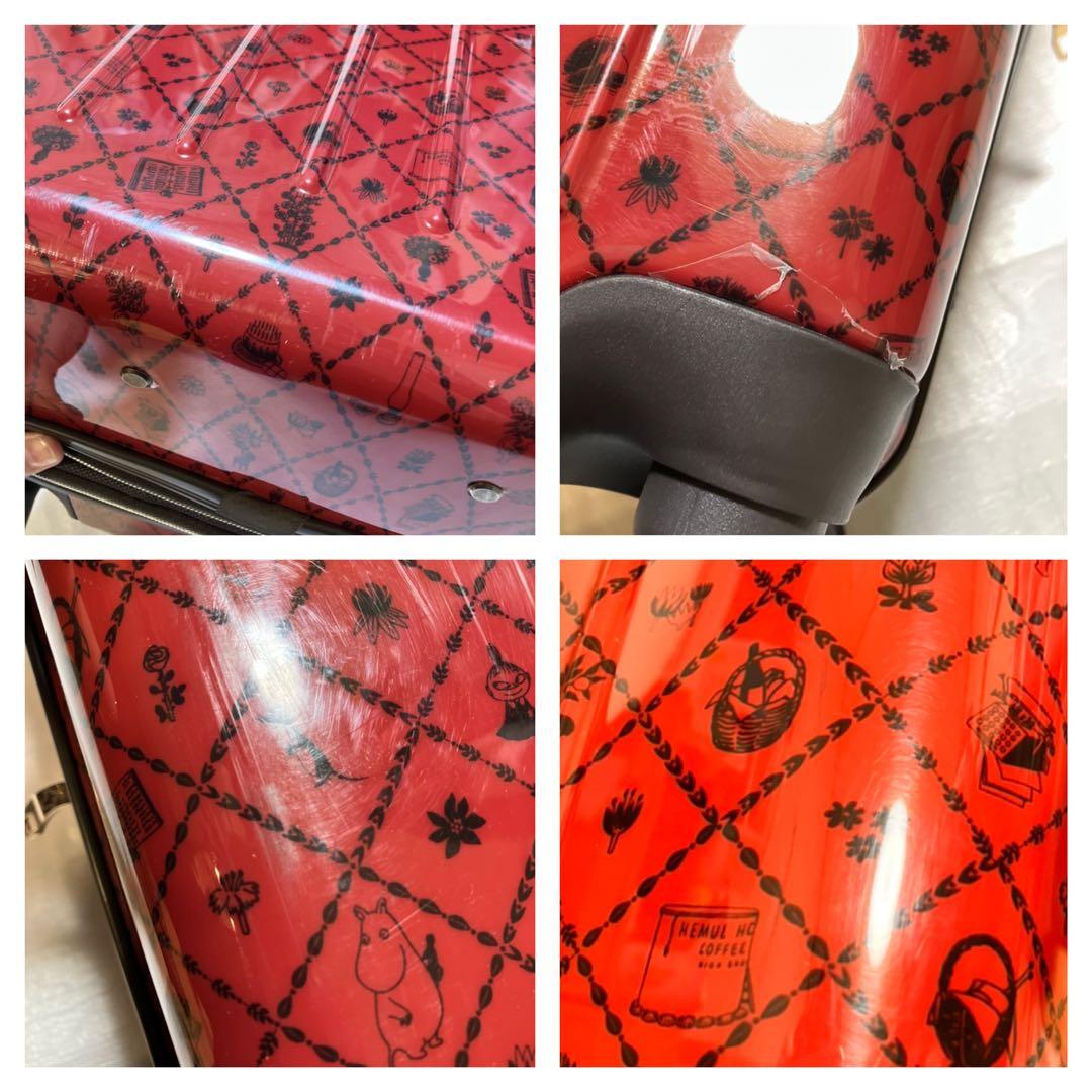 【廃盤品】ムーミン　MOOMIN　キャリーケース　MM4-009 　レッド　赤