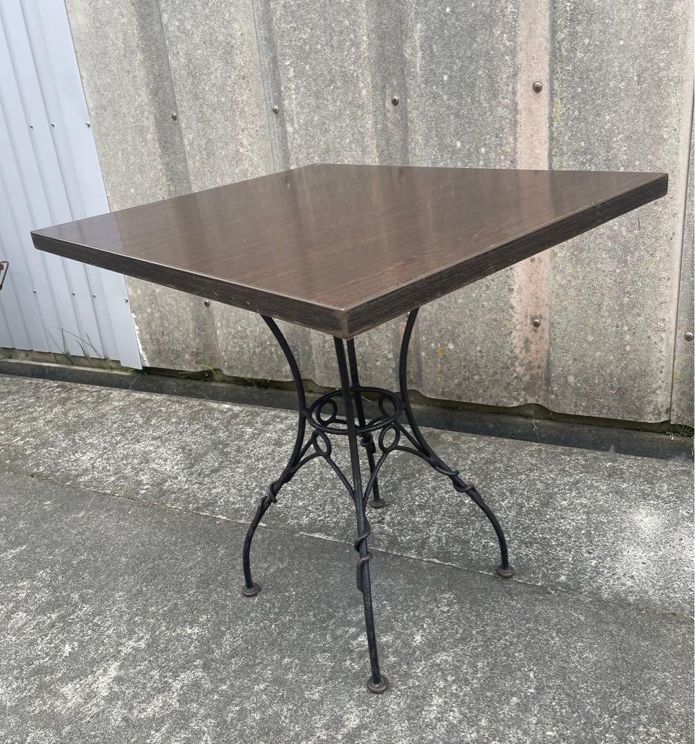 ビンテージ/インダストリアル/カフェテーブル/コーヒーテーブル/鉄脚/店舗什器③