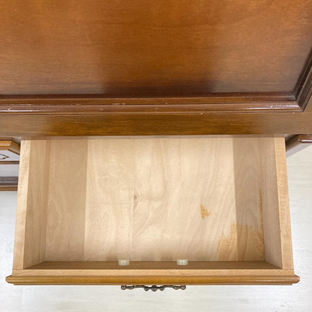 【オールドカリモク】コロニアル　ライティングビューロー　デスク　机　昭和レトロ