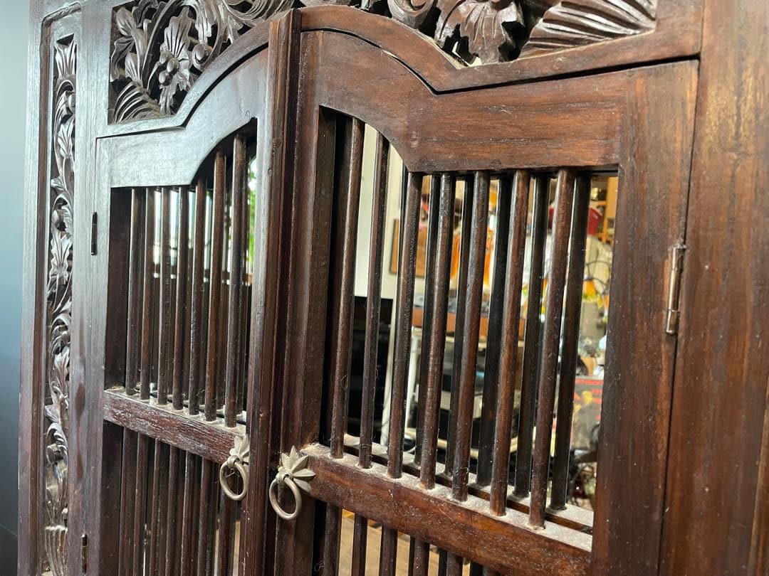 ヴィンテージ　窓枠　鏡