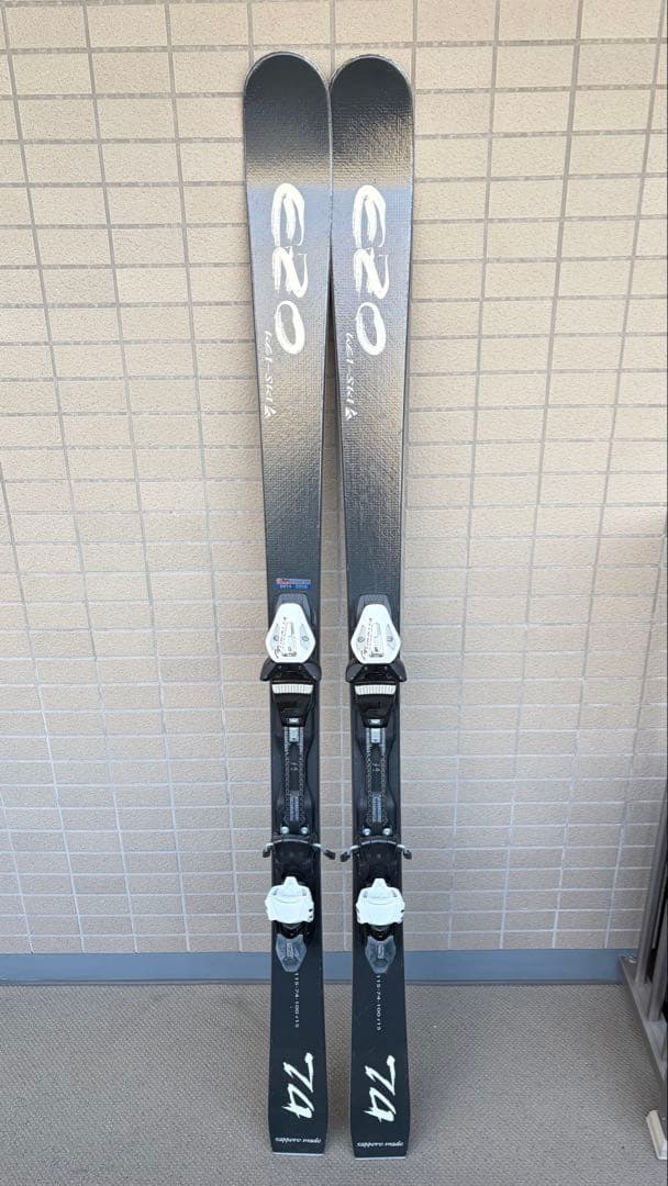 EZO スキー板 71 ブラック サッポロ製