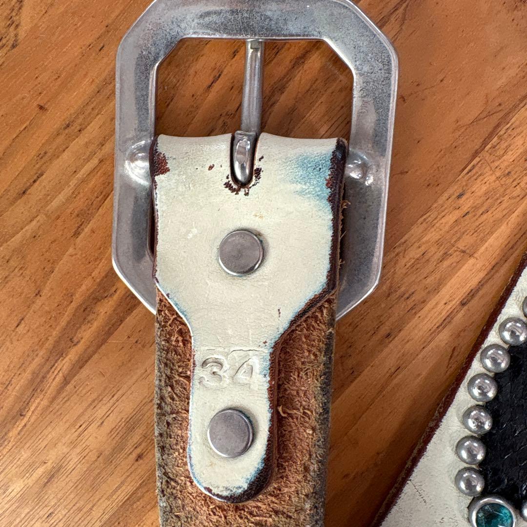 HTC スタッズベルト　サイズ34