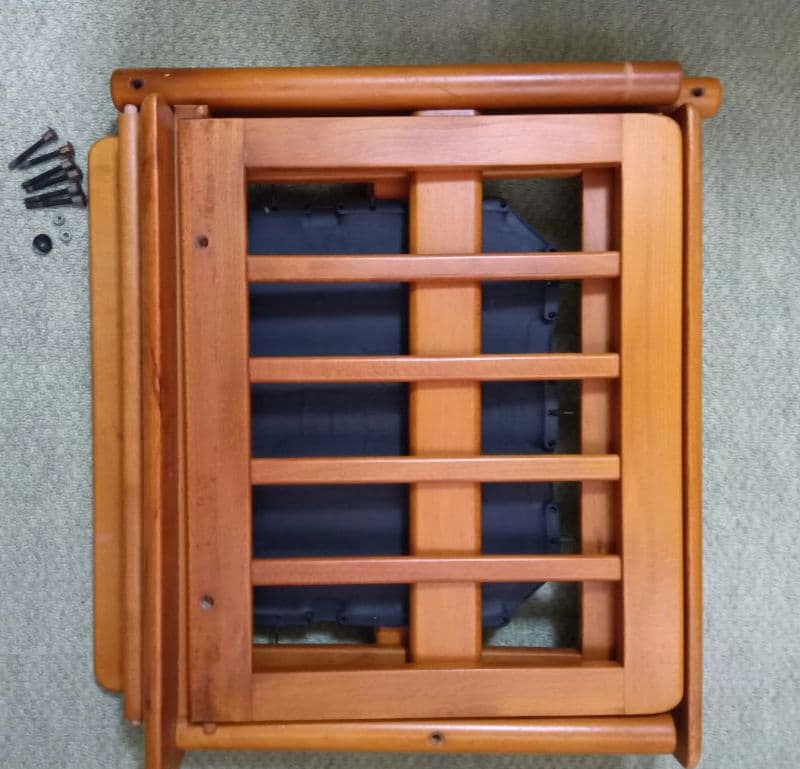 コスガ家具/アームチェアー/木枠フレームのみ/昭和ヴィンテージ良質/ 頑丈