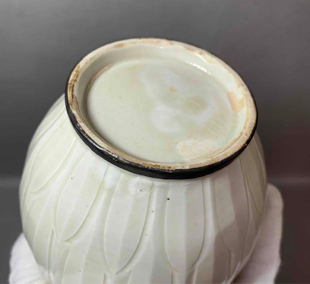 中国 連弁紋瓶　u6220721