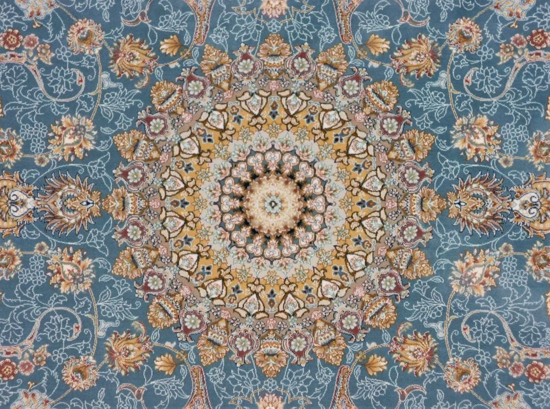 225万ノット！超高密度織 絨毯！本場 イラン産200×250cm‐201711