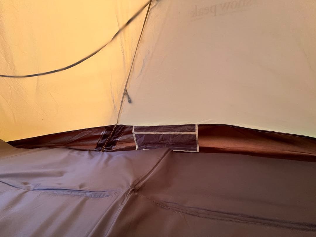  peak アメニティドームm 中古　マット付き