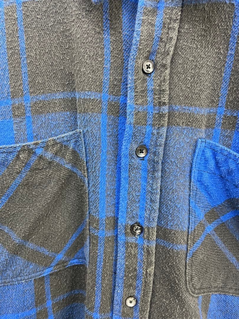 80s' st.john's bay フランネルシャツ　SIZE L