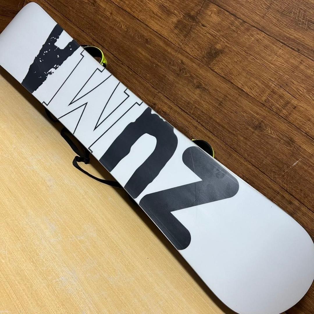 美品　初心者オススメ ZUMA ヅマ　メンズスノーボード2点 ボード 155cm