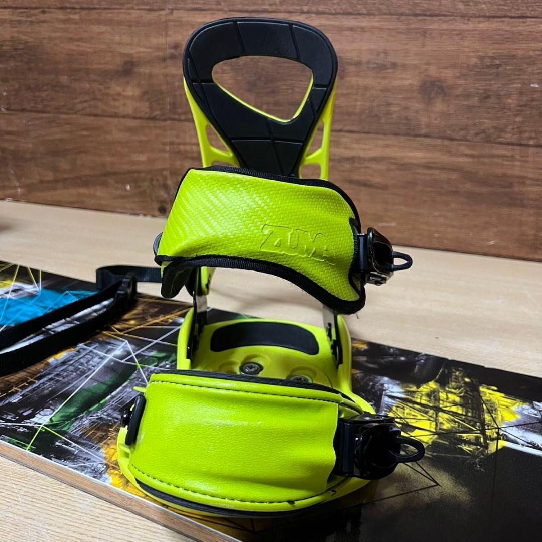 美品　初心者オススメ ZUMA ヅマ　メンズスノーボード2点 ボード 155cm