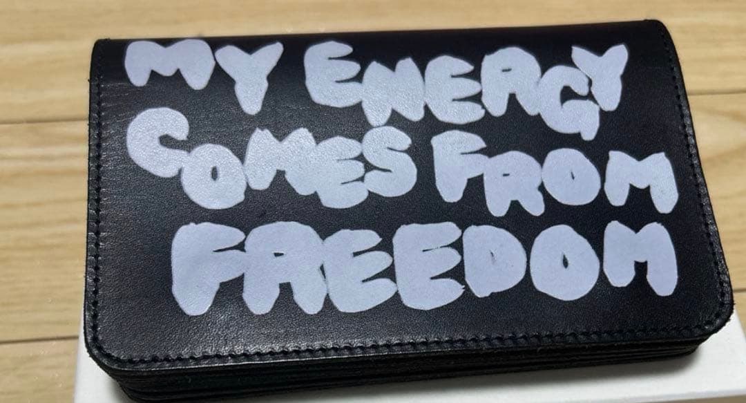 コムデギャルソン 財布 ペイント ウォレット小銭入れあり ユニセックス レザー