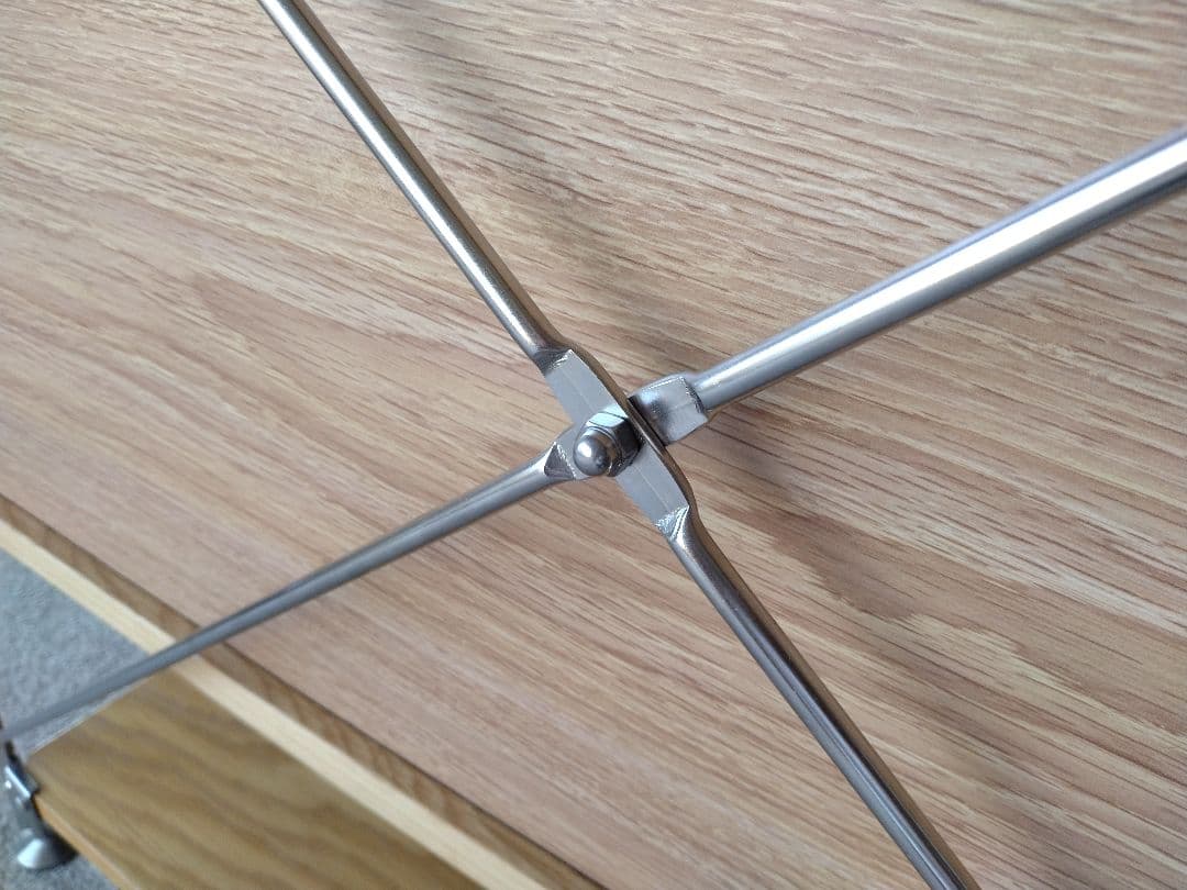 【hako☺︎様1/2専用】MUJI無印 ステンレスユニットシェルフワイドガラス