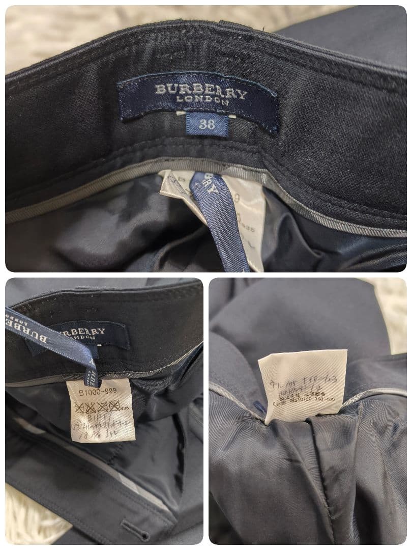 バーバリーロンドン スーツセットアップ スリーピース ノバチェック シングル1B