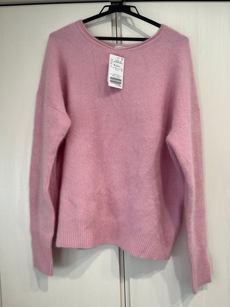 【新品】IENA fluffyファー プルオーバー ファーニット ピンク