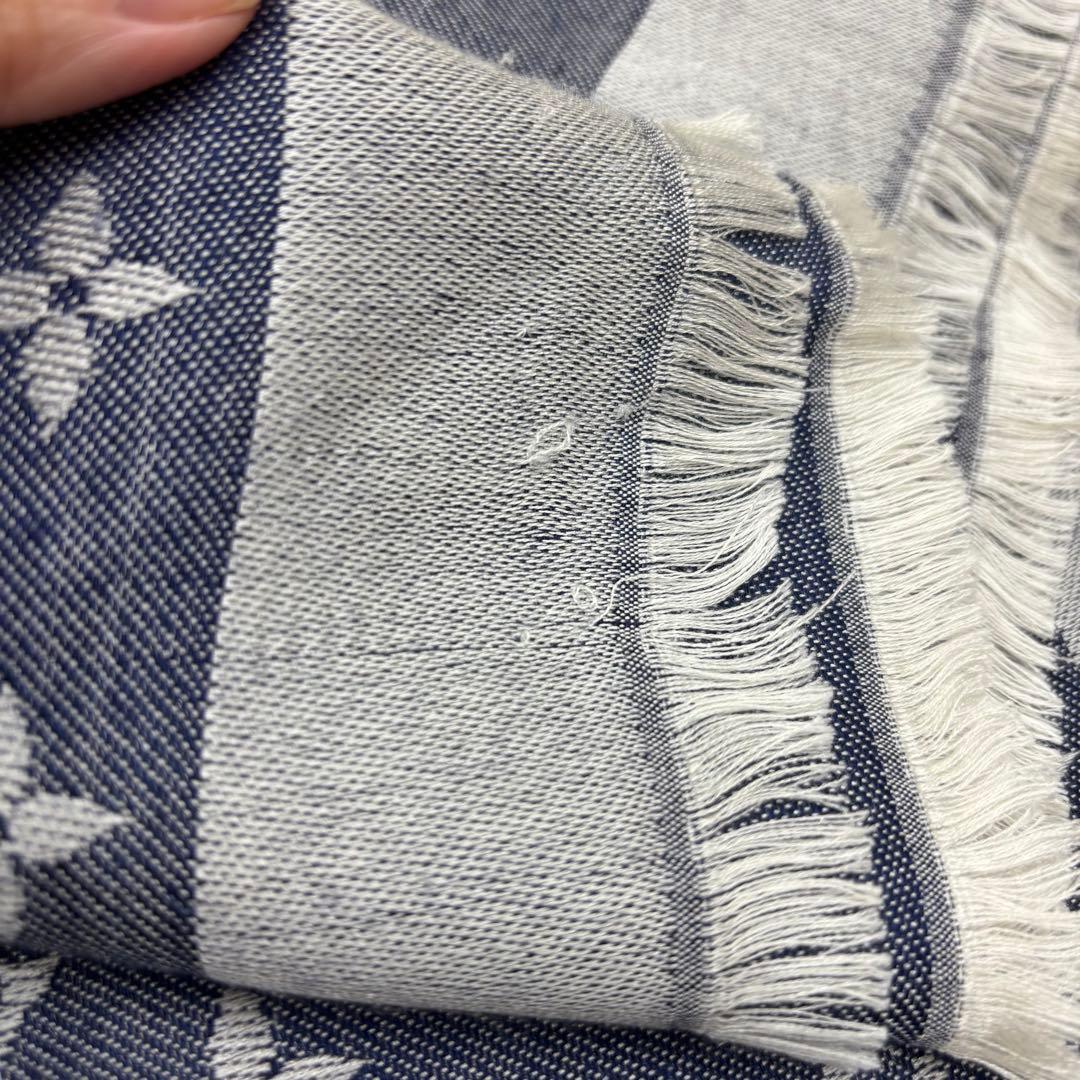 ルイヴィトン ストール ショール モノグラム デニム M71376