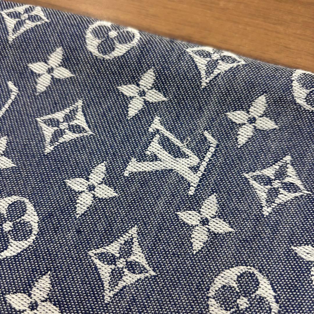 ルイヴィトン ストール ショール モノグラム デニム M71376