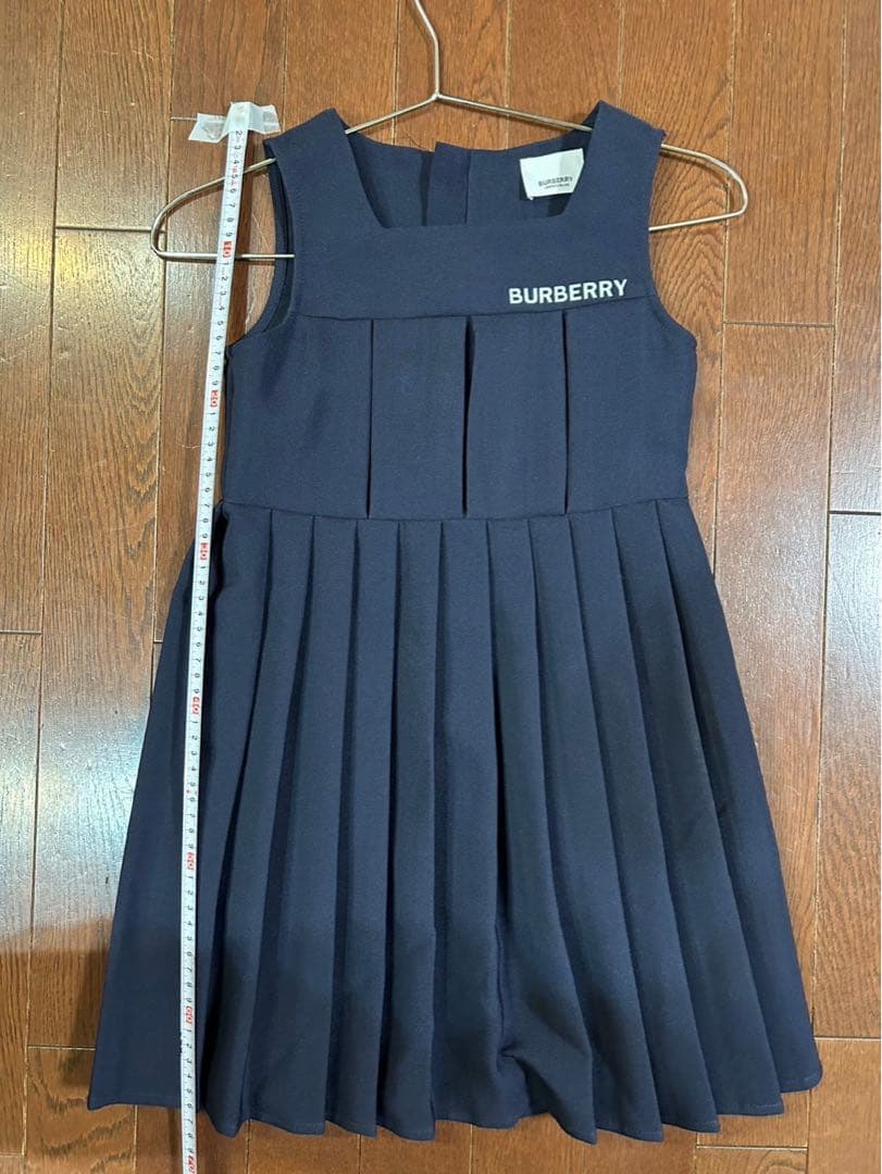 BURBERRY ネイビー ノースリーブワンピース&ドレス　セレモニー　美品