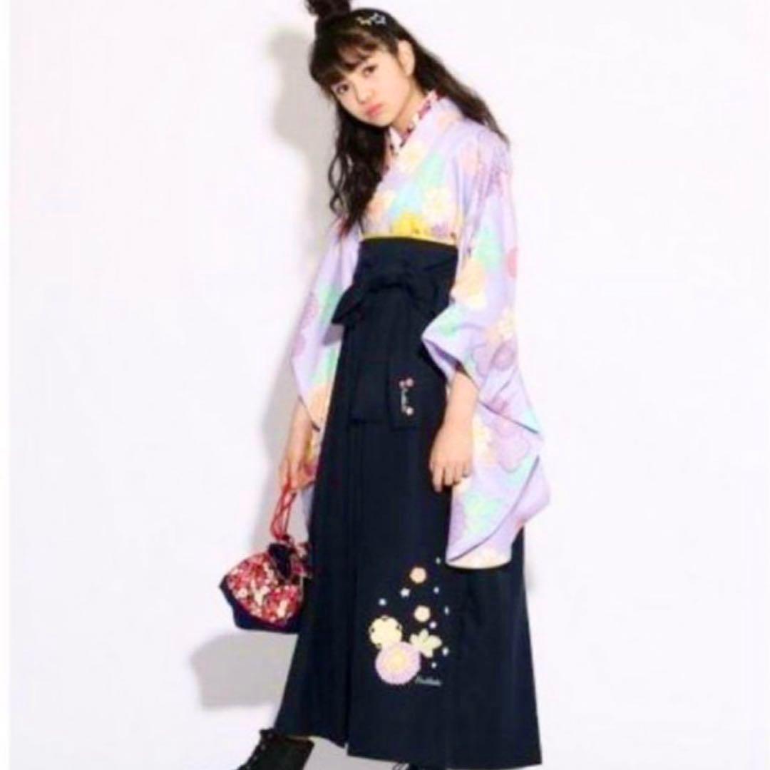 PINK-latteピンクラテ 袴セット小学生卒業式 上下セット 付属品有