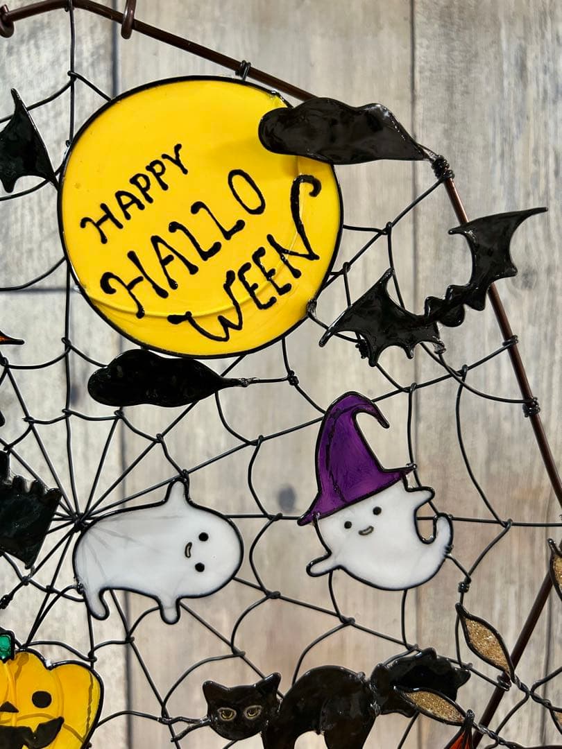 ちーちゃん「ハロウィンリース」「キッチン飾り」ワイヤークラフト