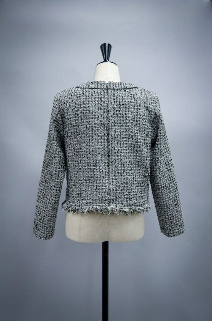 sheller シェリエ　Richツイードフリンジトップスキュロット