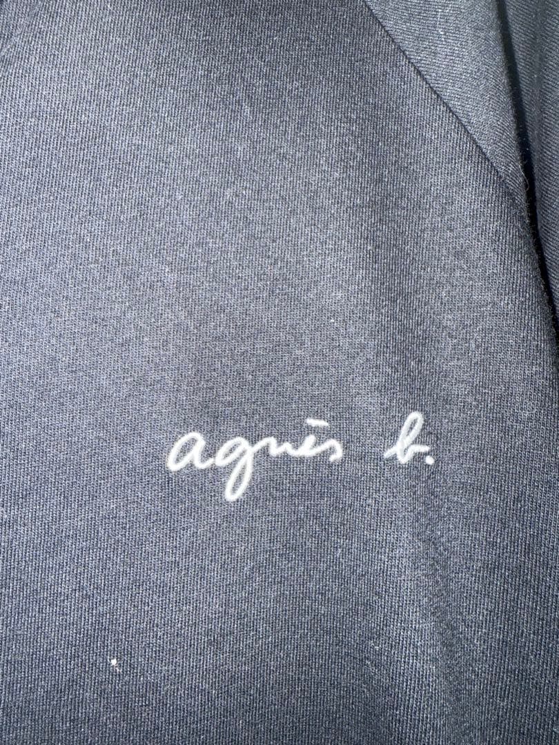 agnès b. アニエス・ベー　ボタン付きカーディガン サイズ3 ブラック