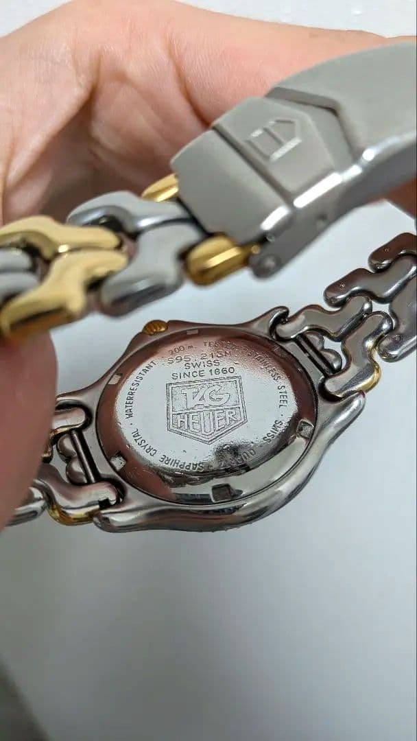 タグホイヤー プロフェッショナル S95.213M デイト付き 電池切れ品