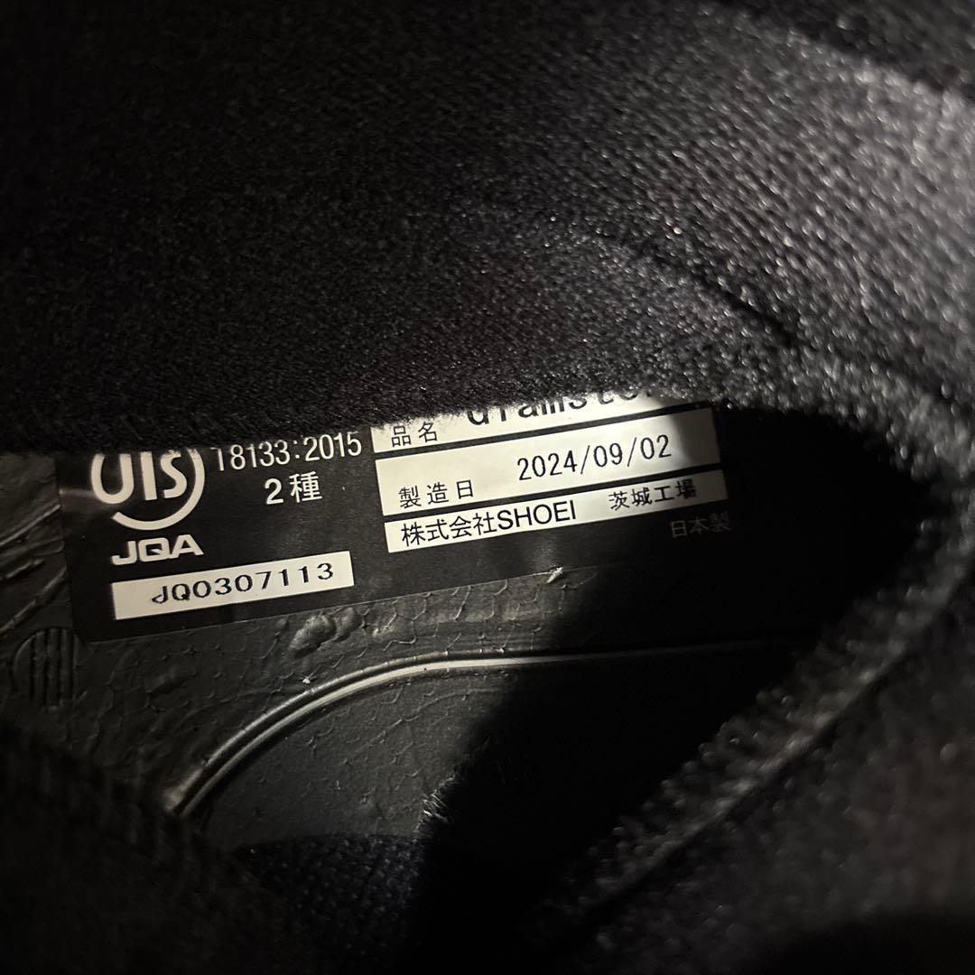 2024製造　SHOEI グラムスター　マットブラック フルフェイスヘルメット