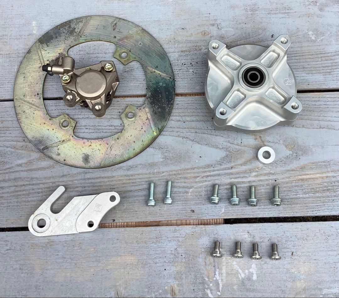 エイプ　ディスクブレーキ化キット　フロント