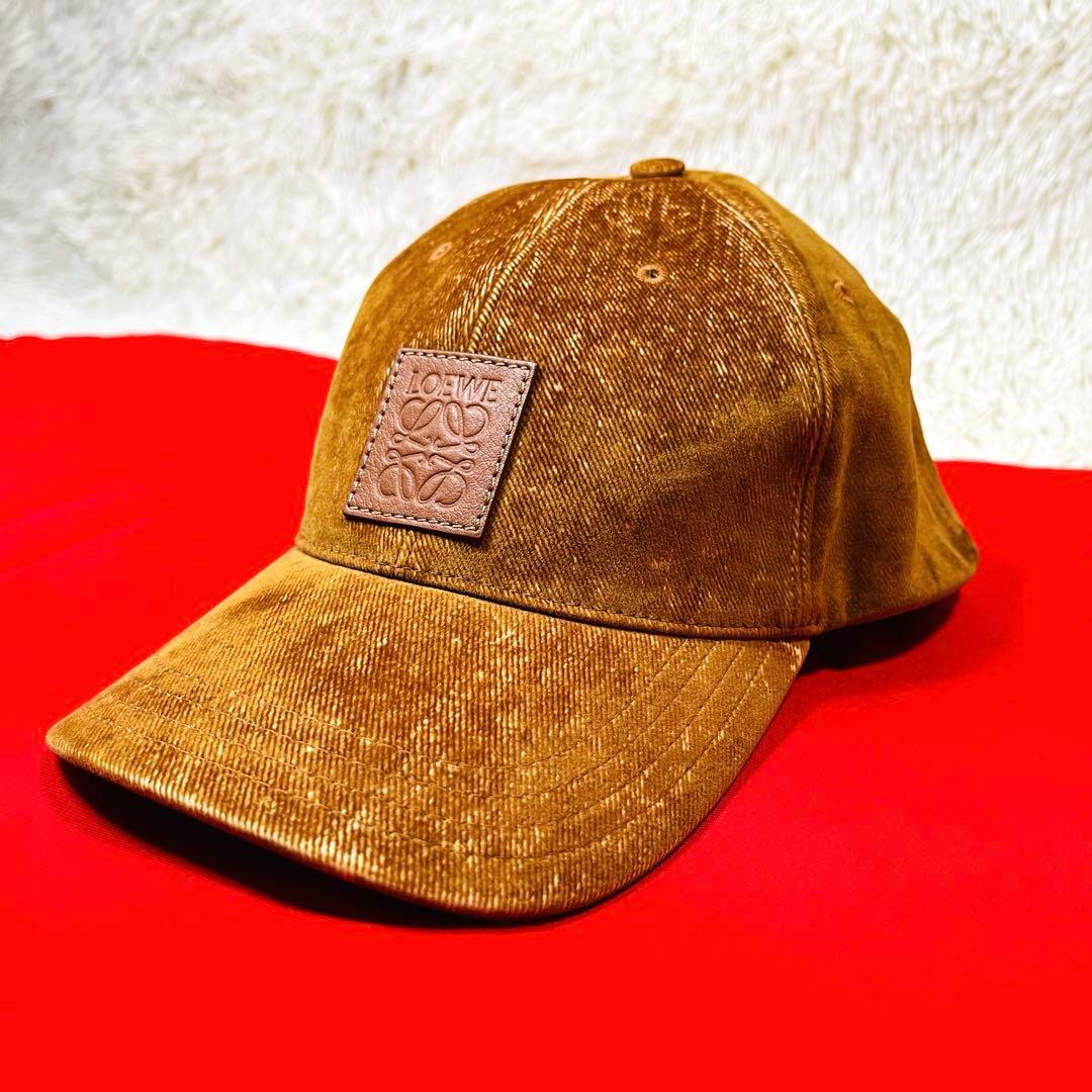 【未使用展示品】LOEWE ロエベ 24SS アナグラム デニム キャップ