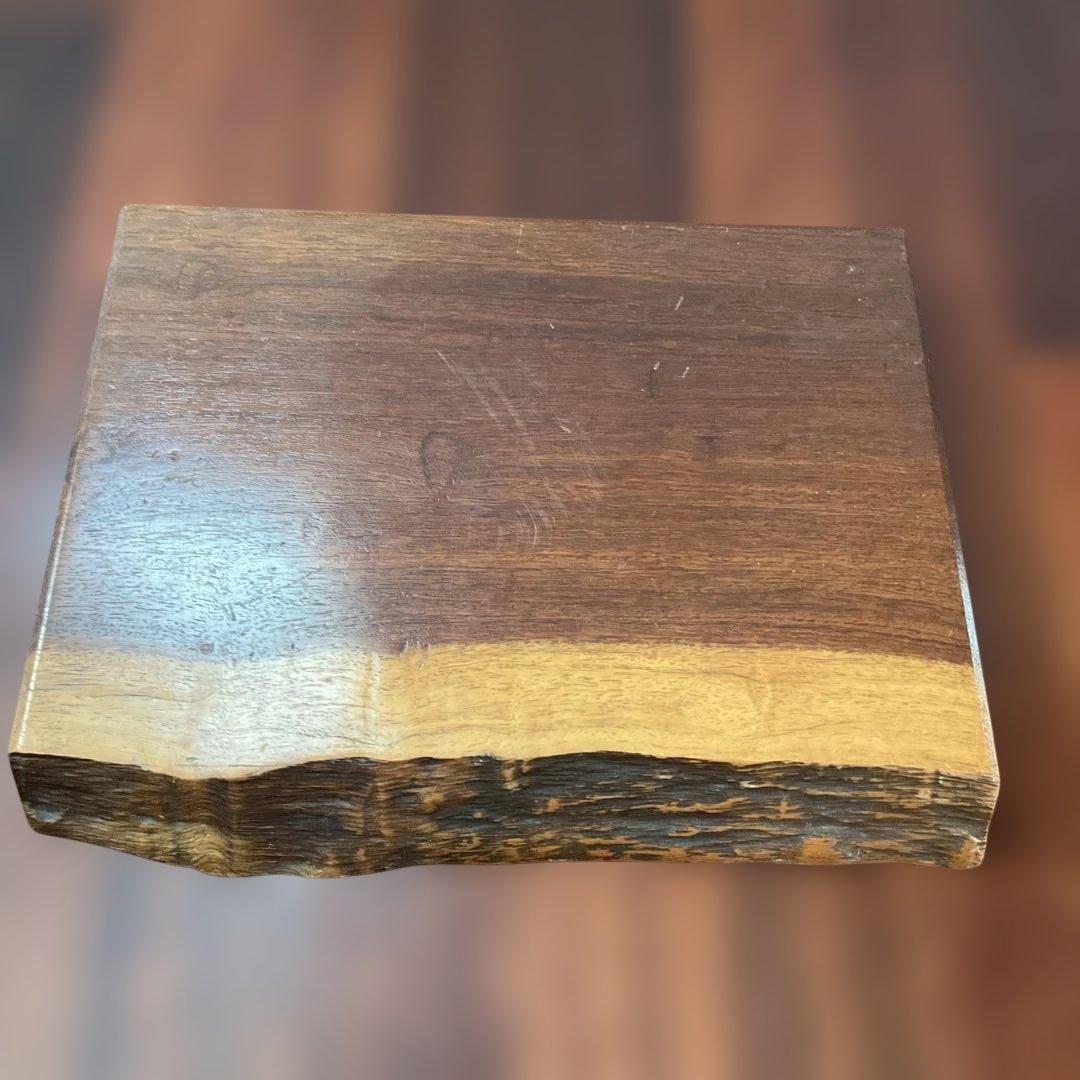 唐木無垢 一枚板 花台 飾り台 置台 敷板 盆栽台 古木 天然木