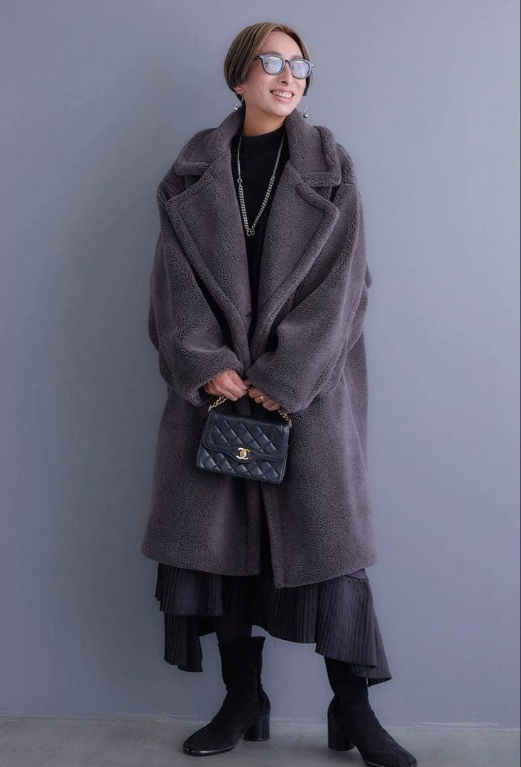 新品未使用 AIJAN テディボアロングコート