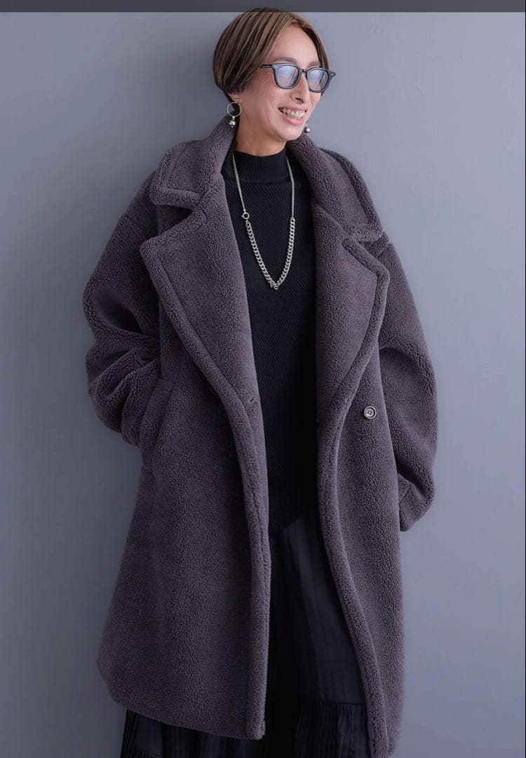 新品未使用 AIJAN テディボアロングコート