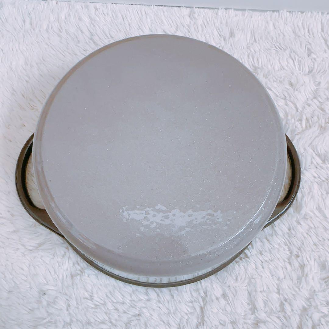 【美品】バーミキュラ パールグレー 18cm オーブンポットラウンド