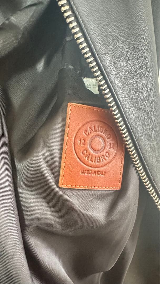 レザーシングルライダースジャケット 46 CALIBRO12/カリブロ12