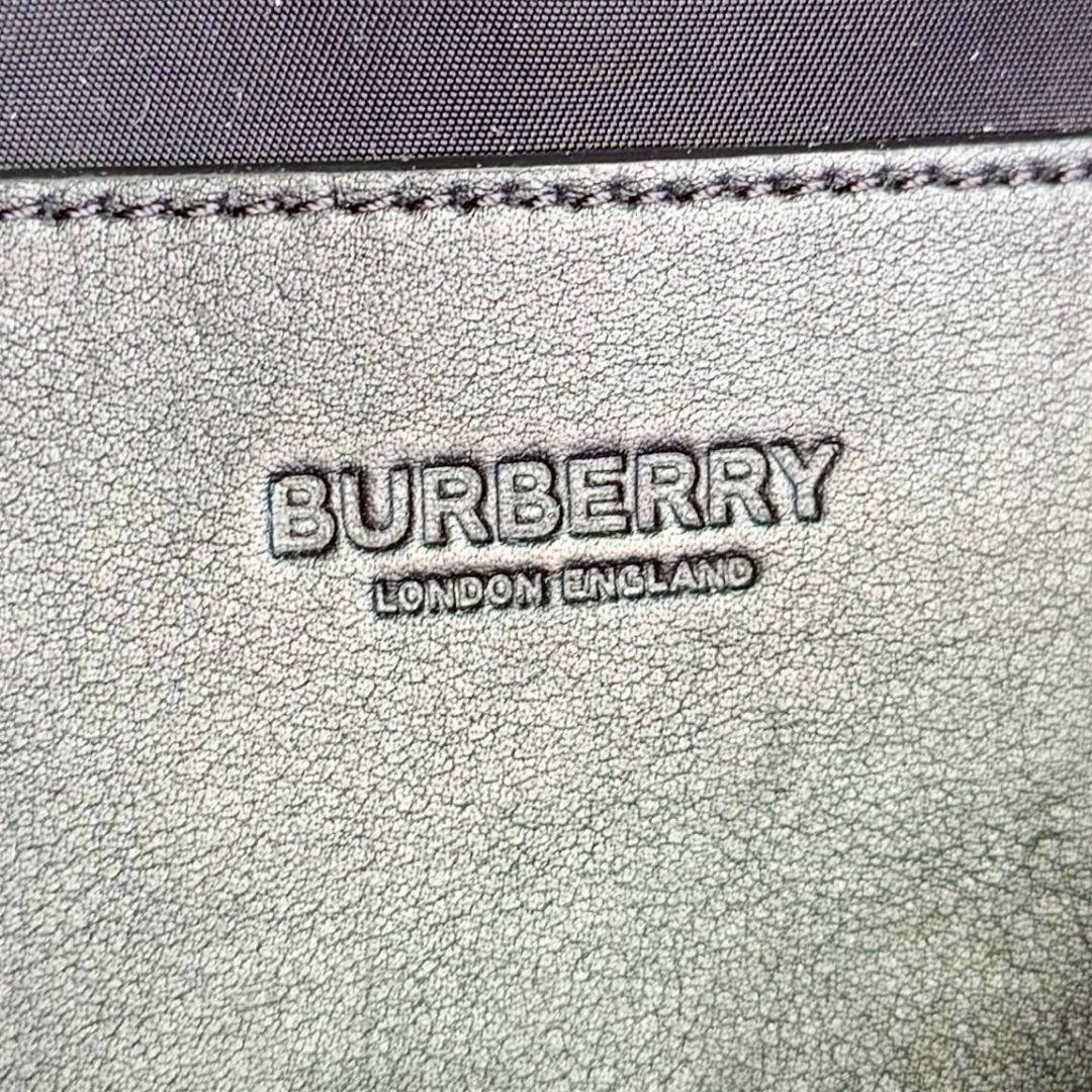 美品 バーバリー ボディバッグ ロゴ 保存袋付き クロスボディ 黒 ユニセックス