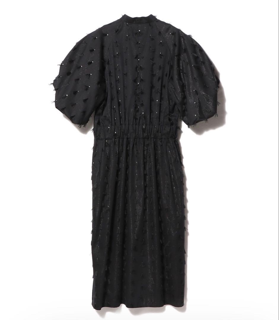 定価22万 ESTNATION ジャカードフリンジワンピース新品同様