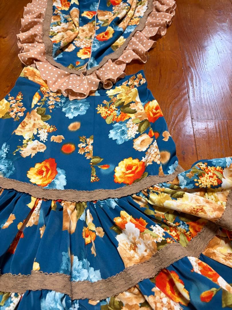 専用です【COCO】フラメンコピキージョ&ティアードファルダ