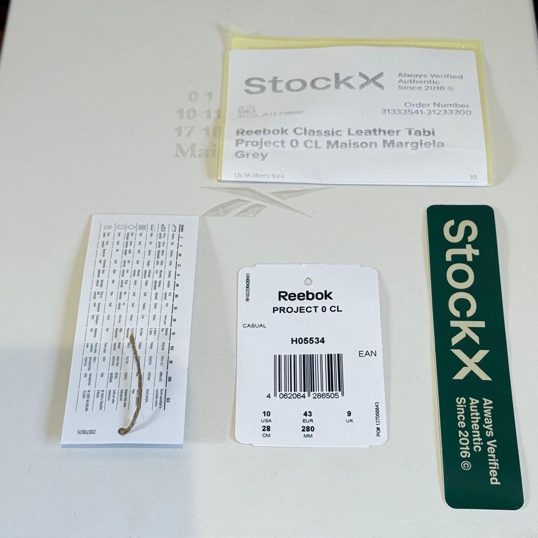 靴 Maison Margiela x Reebok Project 0 CL 10