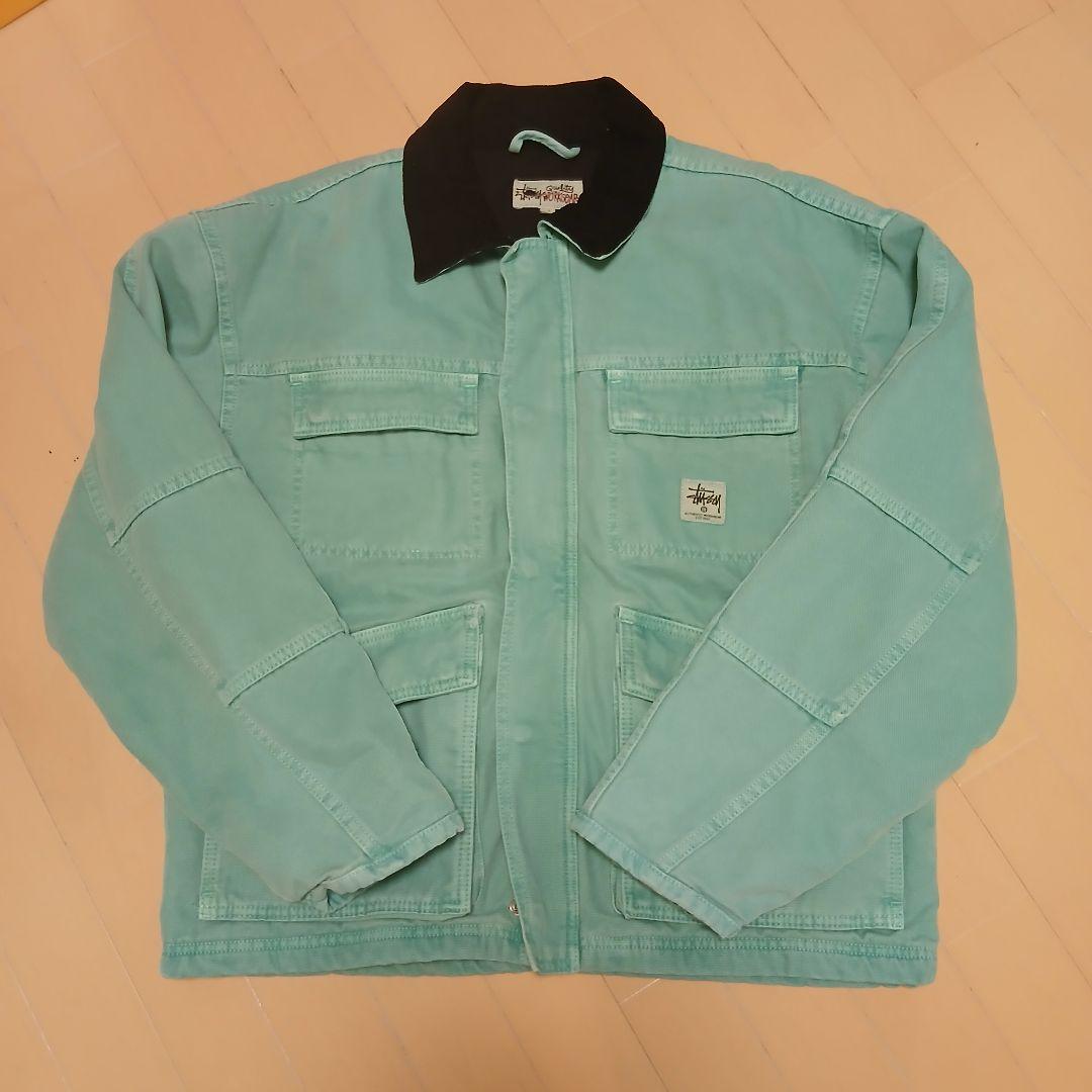 STUSSY WASHED CANVAS SHOP JACKET Mサイズ