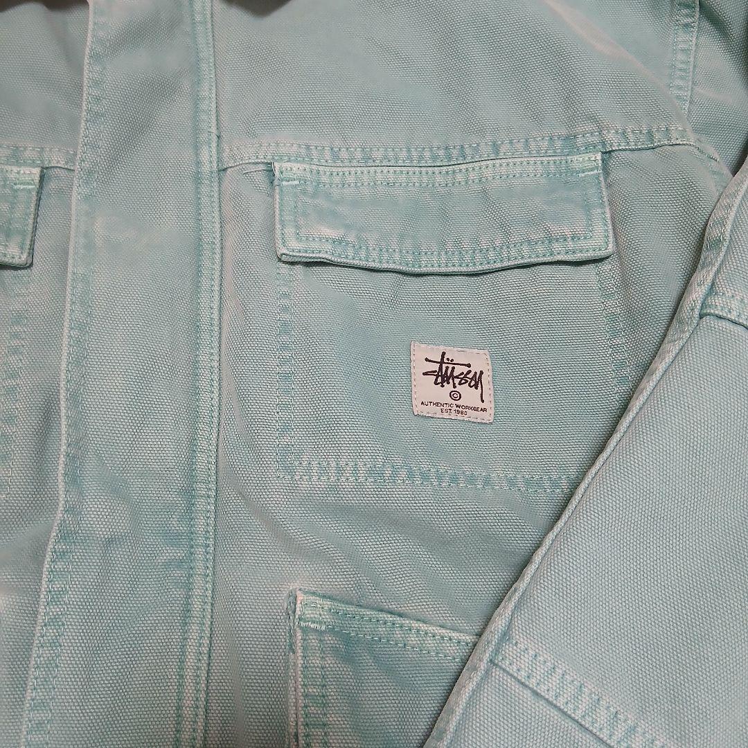 STUSSY WASHED CANVAS SHOP JACKET Mサイズ