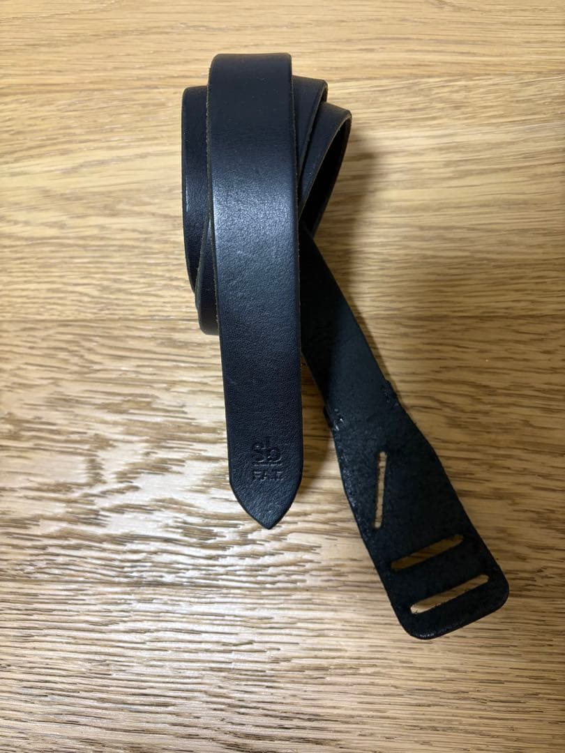 値下げ！FAT エフエーティー　JB01 ブラック　牛革ベルト