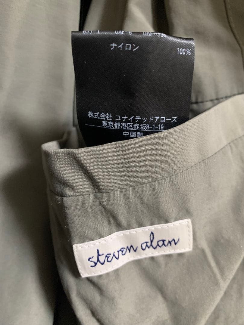 スティーブンアラン ステンカラーコート