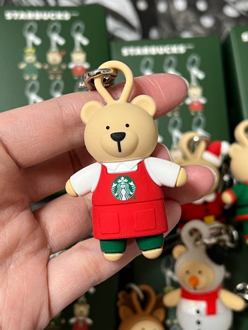 激レア　アメリカ限定　スターバックス　ストッパー　ベアリスタ　キーチェーン