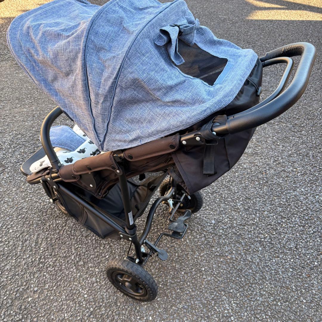 エアバギー AIRBUGGY ココプレミア ベビーカー デニム生地