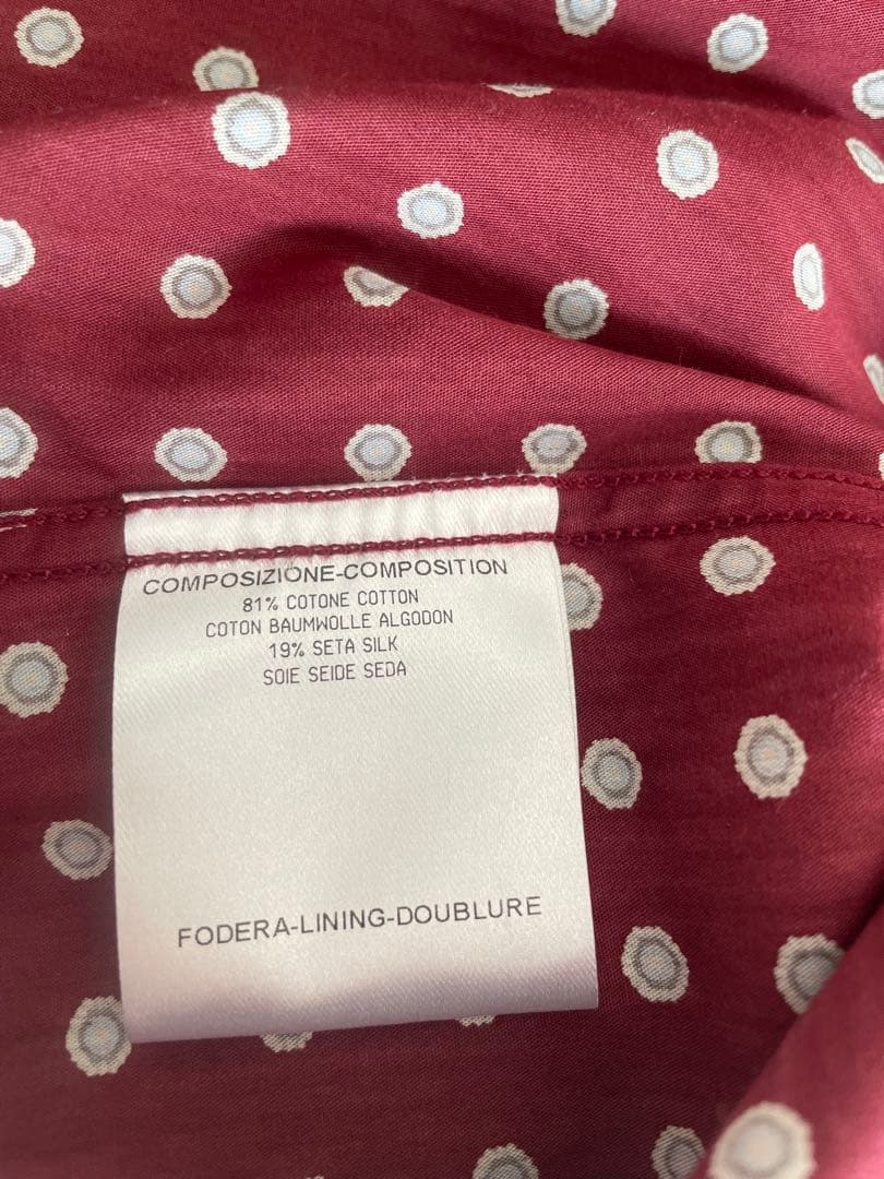 GUCCI グッチ　未使用品　メンズ　長袖シャツ　ドレスシャツ　シルク混