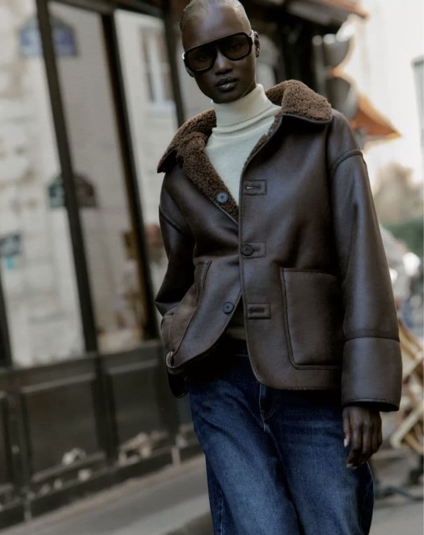 ZARA リバーシブルダブルフェイスジャケット